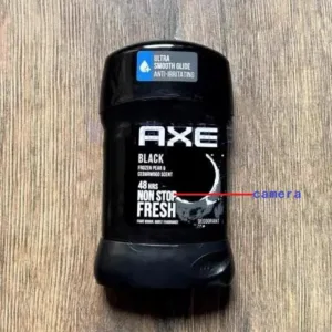 1296P Axe Men Deodorant Stick Bottle Camera 2K HD Motion Detection Record