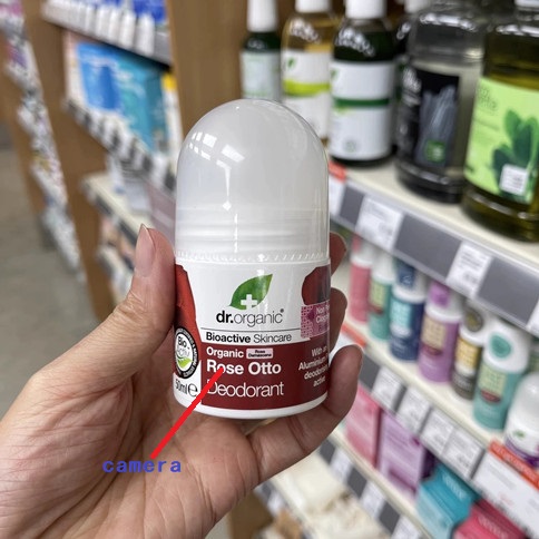 Bathroom Camera Dr.Organic Deodorant Hidden Wifi Camera 64GB