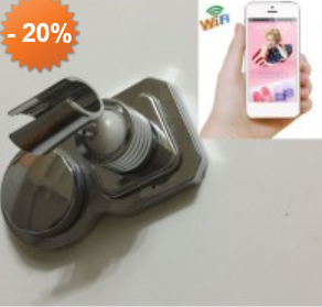 Wireless Hidden Camera for Bathroom Waterproof Spy shower rack camera with wifi/ip/16G SDCard