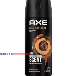 Spy Camera 2K HD 32GB Axe Perfume Bottle Camera 1296P Motion Detection Record